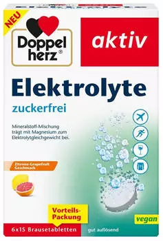 Doppelherz aktiv Elektrolyte zuckerfrei Brausetabletten 6x15 Stk.