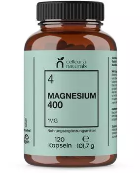 Cellcura Naturals Magnesium 400 Kapseln 120 Stk.