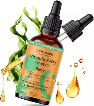 VitaminFit Vitamin K + D3 Baby Tropfen 20 ml