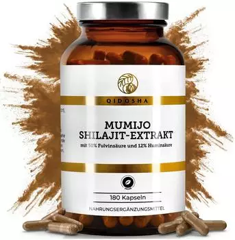 Qidosha Mumijo Shilajit Extrakt Kapseln 180 Stk.