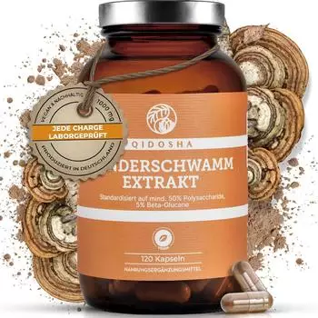 Qidosha Zunderschwamm Extrakt Kapseln 120 Stk.