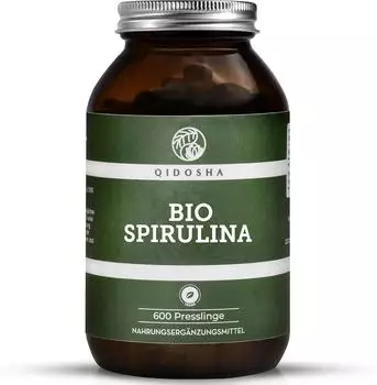 Qidosha Bio Spirulina Presslinge Kapseln 600 Stk.