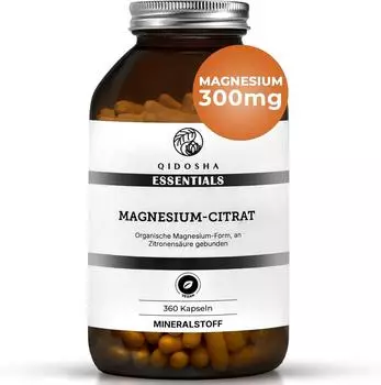 Qidosha Magnesium-Citrat Kapseln 360 Stk.