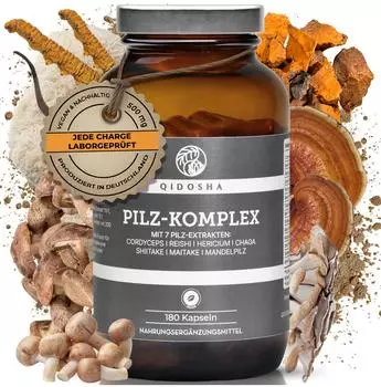 Qidosha Pilz-Komplex Kapseln 180 Stk.