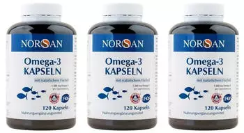Norsan Omega-3 Kapseln (3 x 120 Stk.)