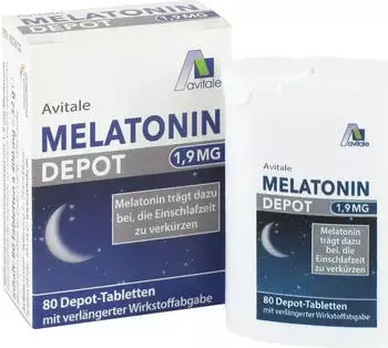 Avitale Melatonin 1,9 mg Depot Tabletten 80 Stk.