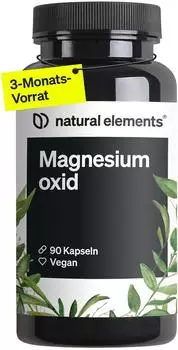 natural elements Magnesium Kapseln 90 Stk.