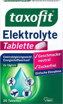 Klosterfrau Taxofit Elektrolyte Tabletten 20 Stk.