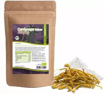 myNatura Bio Cordyceps Pilzpulver 400 g Pulver