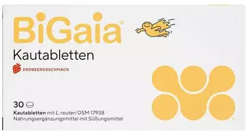BiGaia Kautabletten Erdbeergeschmack 30 Stk.