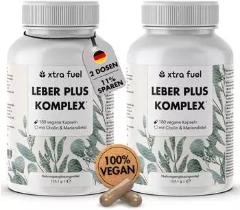 xtra fuel Leber Komplex - Kur mit Mariendistel Artischocke & L&ouml;wenzahn 250 g Kapseln