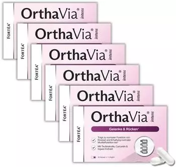 Forward Health Fortea OrthaVia intens Gelenke & R&uuml;cken Kapseln 180 Stk.