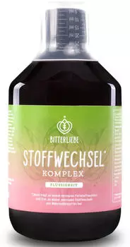 BitterLiebe Stoffwechsel Komplex Fl&uuml;ssigkeit 500ml