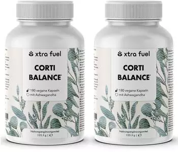 xtra fuel Corti Balance* -Cortisol Kapseln* - Ashwagandha Rhodiola & Vitamin B6 Kapsel 246.6 g 246.6 g