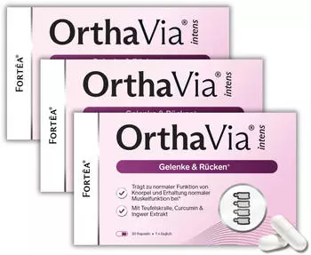 Forward Health Fortea OrthaVia intens Gelenke & R&uuml;cken Kapseln 90 Stk.