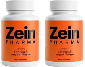 ZeinPharma Omega-3 1000 mg Seefisch&ouml;l Softgel-Kapseln (2x140 Stk.)