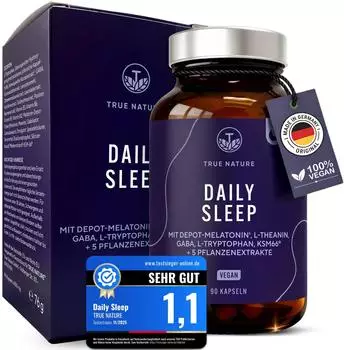 True Nature Daily Sleep Kapseln vegan 90 Stk.