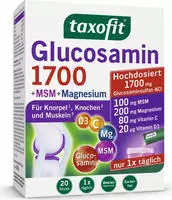 Taxofit Glucosamin 1700+msm+magnesium Sticks 20X4 g