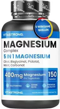 Vitastrong Magnesium Komplex 5-in-1 Tabletten 150 Stk.