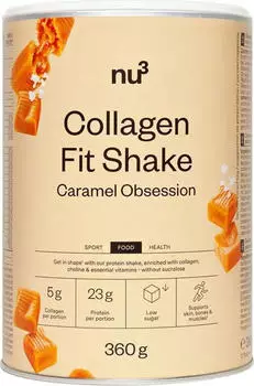 nu3 Collagen Fit Shake Caramel Obsession Pulver 360g