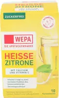 WEPA Hei&szlig;e Zitrone+vit.c+calcium zuckerf 10X10 g