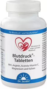 Dr. Jacobs Blutdruck-Tabletten, 126 St&uuml;ck