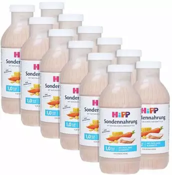 Hipp Sondennahrung normokalorisch Pute, Mais & Karotte, 6l (12x 500ml)