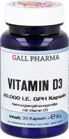 Vitamin D3 20.000 I.E. GPH Kapseln 30 St