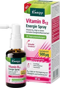 Kneipp Vitamin B12 Energie Spray, 30ml
