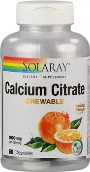 Solaray Calcium Citrate Kapseln, 60 St&uuml;ck