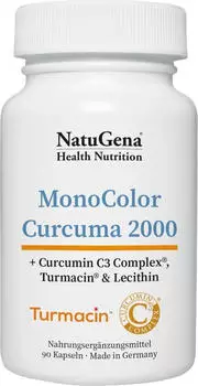 NatuGena MonoColor Curcuma Kapseln, 90 St&uuml;ck