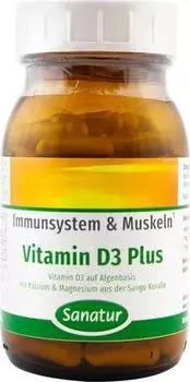 Sanatur D3 Plus Kapseln, 90 St&uuml;ck