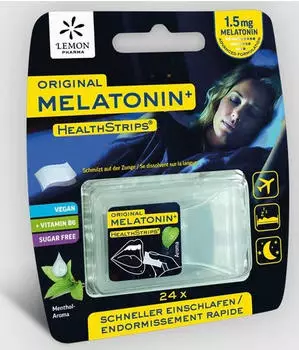 Hager Pharma Melatonin Strips Zungenstreifen, 24 St&uuml;ck