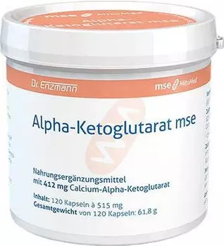 Dr. Enzmann Alpha-Ketoglutarat mse Kapseln, 120 St&uuml;ck