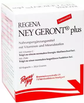 Regena Ney Cosmetic Ney Geront plus Kapseln, 60 Stück