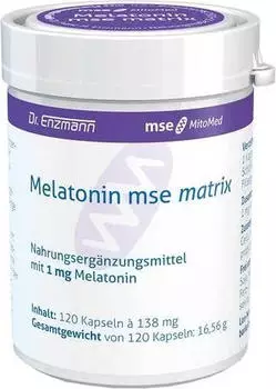 Dr. Enzmann Melatonin mse matrix Kapseln, 120 St&uuml;ck