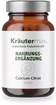 Kräutermax Calcium Citrat Kapseln, 60 Stück