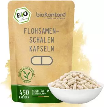 bioKontor Flohsamenschalen Kapseln 450 Stk.
