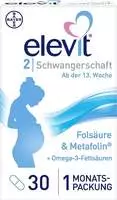 PZN-DE 11865944, Bayer Vital Elevit 2 Schwangerschaft Weichkapseln 30 g,...