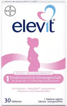 Bayer Elevit 1 Kinderwunsch & Schwangerschaft Tabletten (30 Stk.)
