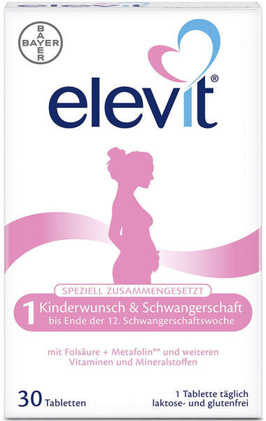 Bayer Elevit 1 Kinderwunsch & Schwangerschaft Tabletten (30 Stk.)