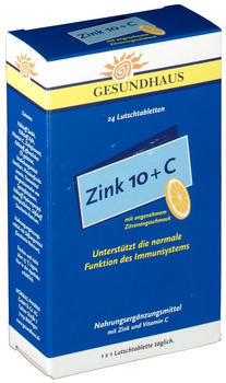 Wörwag Pharma Zink 10 + C Lutschtabletten (24 Stk.)