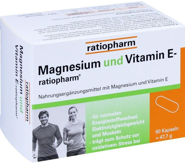 ratiopharm Magnesium & Vitamin E Kapseln (60 Stk.)