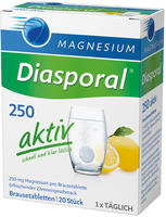 PZN-DE 02451652, Magnesium Diasporal 250 aktiv Brausetabletten Inhalt: 80 g,