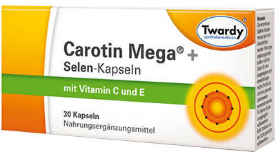 Twardy Carotin Mega + Selen Kapseln (30 Stk.)