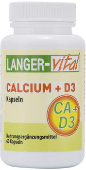 Langer vital Calcium + D3 Kapseln (60 Stk.)