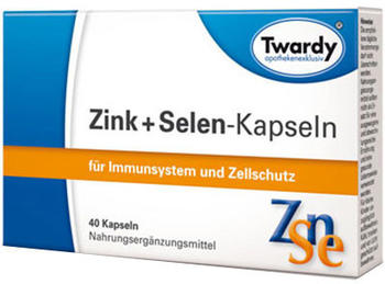 Twardy Zink + Selen Kapseln (40 Stk.)
