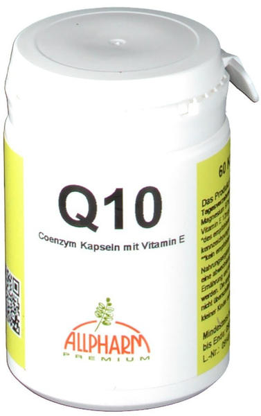 Allpharm Coenzym Q 10 mit Vitamin E Kapseln (60 Stk.)