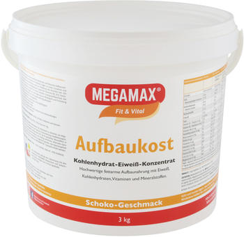 Megamax Aufbaukost Schoko Pulver (3 kg)