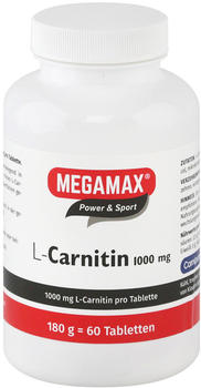 Megamax L-Carnitin 1000 mg Tabletten (60 Stk.)